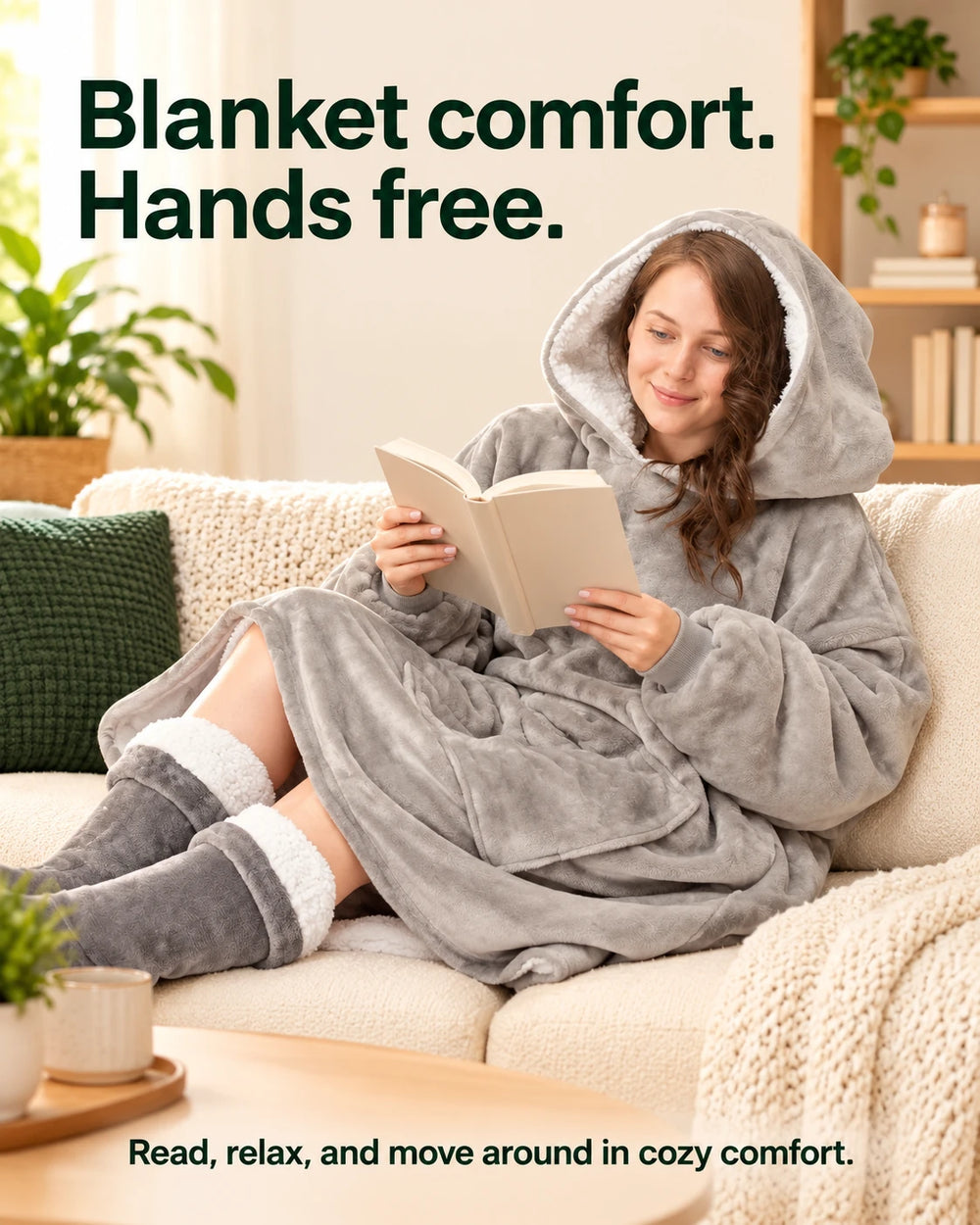 Oversized Fleece Hoodie Blanket 02-comfort