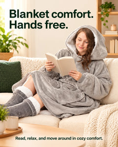Oversized Fleece Hoodie Blanket 02-comfort
