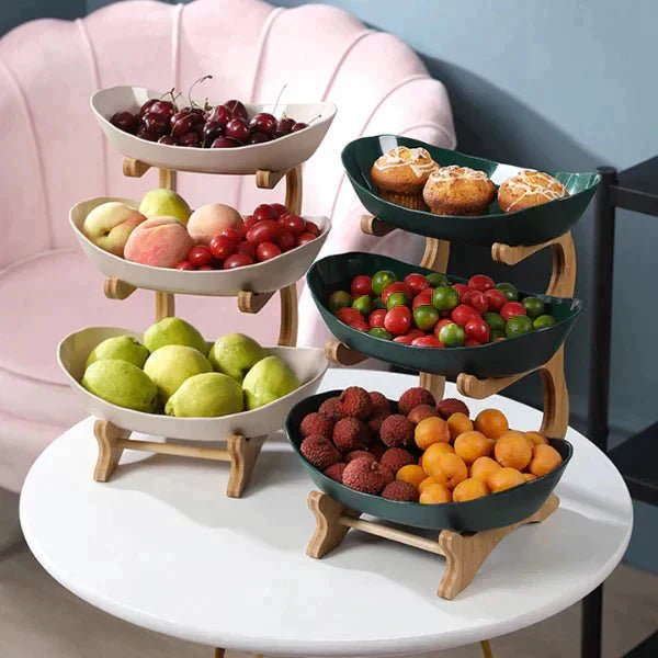 Velloraco | Kreative Fruit Bowl 3 Levels - Velloraco