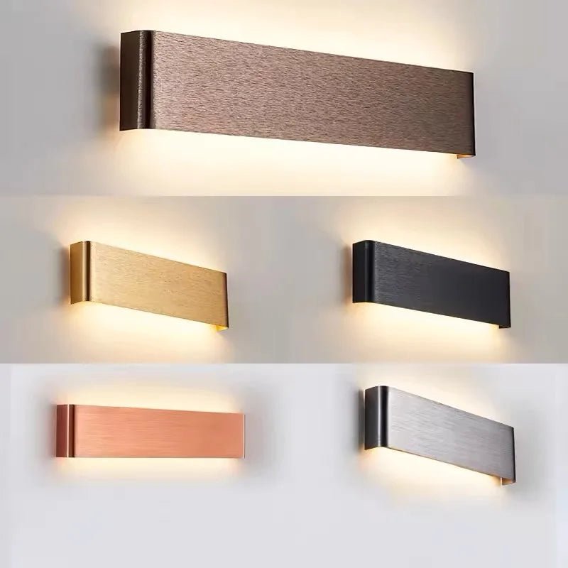 Velloraco Modern LED Wall Lamp | Stylish Design | Warm White Light for Bedroom, Hallway &amp; Bathroom - Velloraco