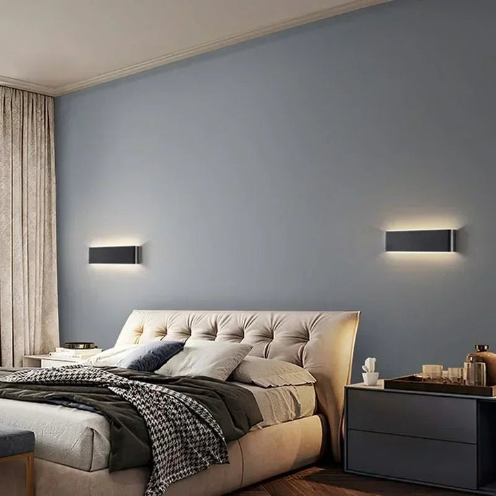 Velloraco Modern LED Wall Lamp | Stylish Design | Warm White Light for Bedroom, Hallway &amp; Bathroom - Velloraco
