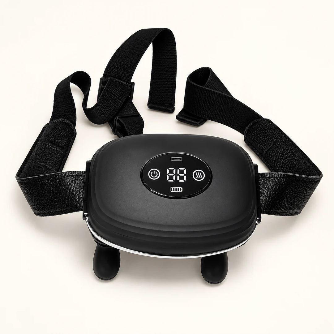 Black LCD brushless massager