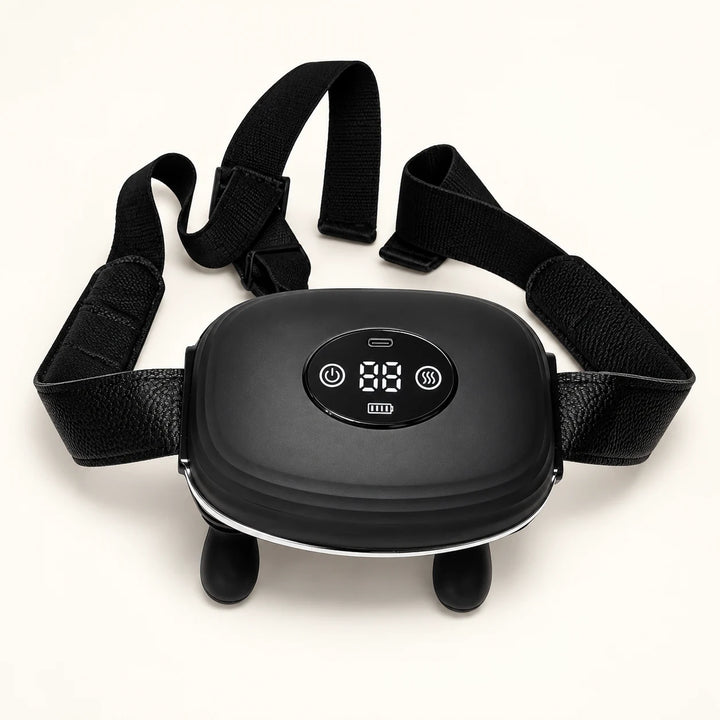 Black LCD brushless massager