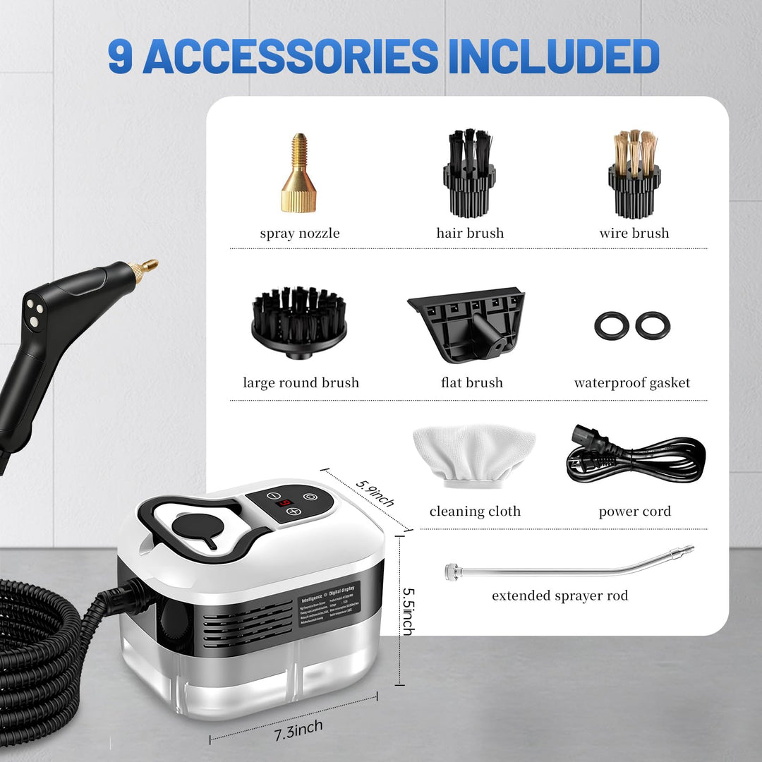 Velloraco™ Pro Handheld Steam Cleaner - Velloraco
