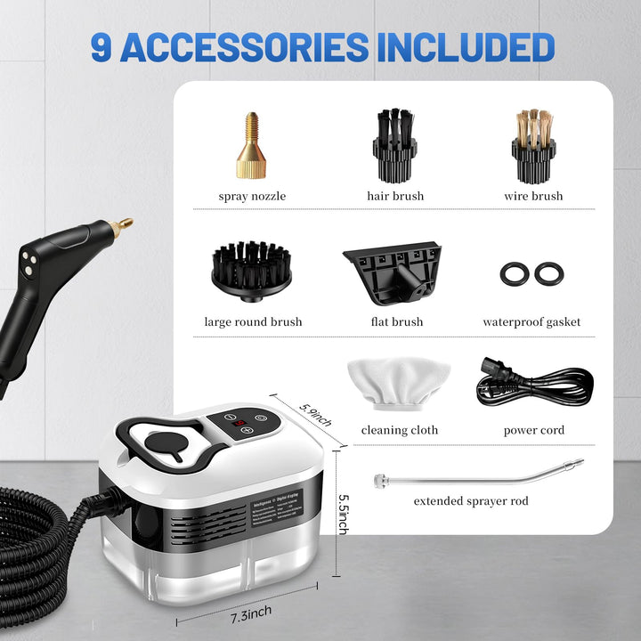 Velloraco™ Pro Handheld Steam Cleaner - Velloraco