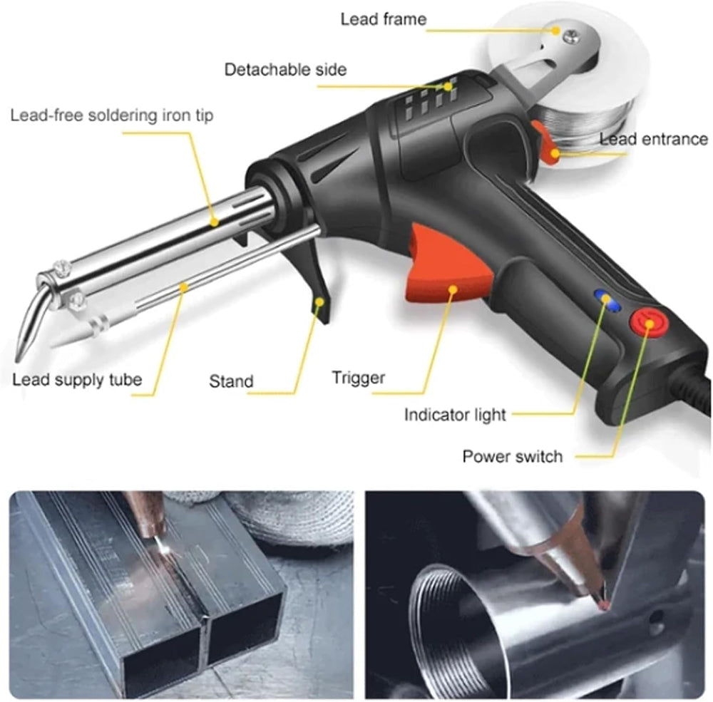 Velloraco™ Professional One - Handed Automatic Soldering Gun Kit - Velloraco