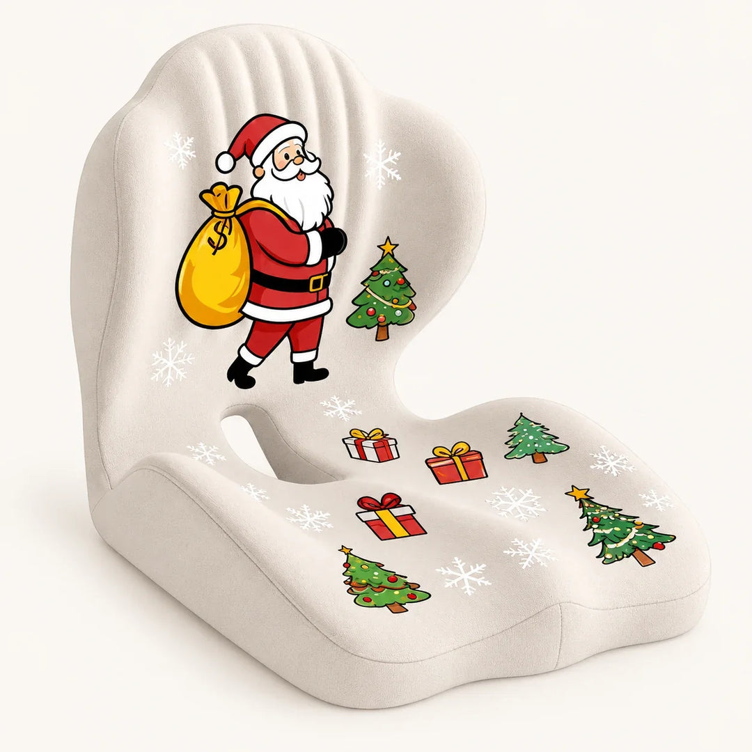 Velloraco Christmas beige integrated seat and back cushion