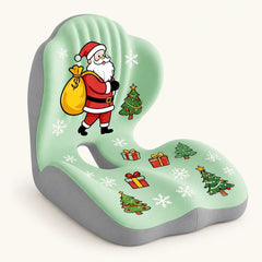 Velloraco Christmas green-gray integrated seat and back cushion