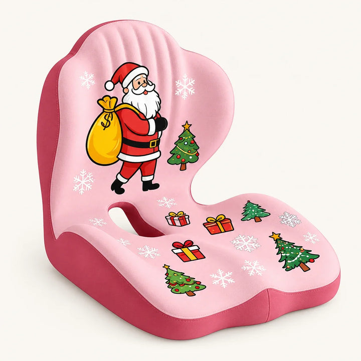 Velloraco Christmas pink integrated seat and back cushion