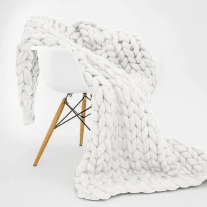 Weighted Organic Cotton Blanket | Breathable, Machine Washable &amp; Ideal for Year - Round Comfort - Velloraco